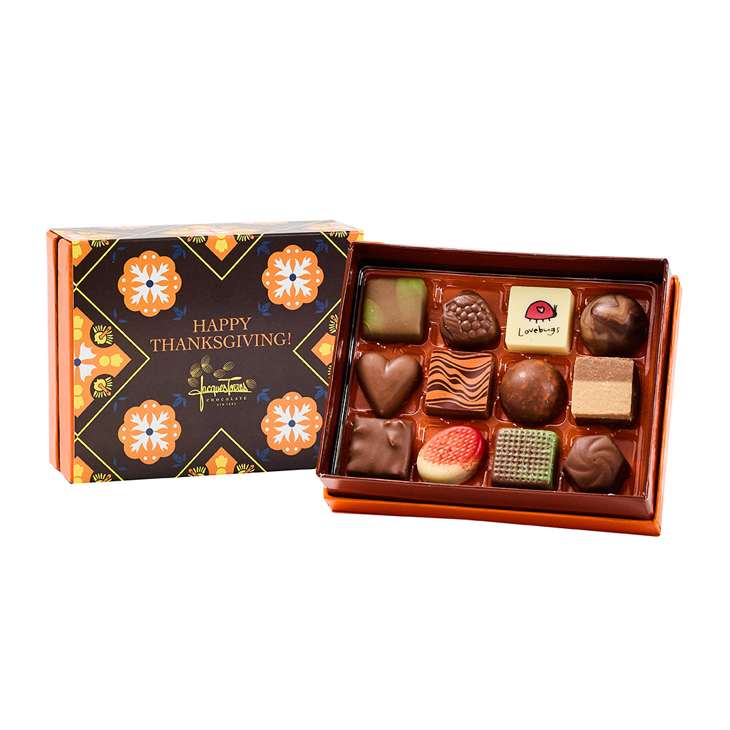 Milk Chocolate Bonbons with Thanksgiving Sleeve