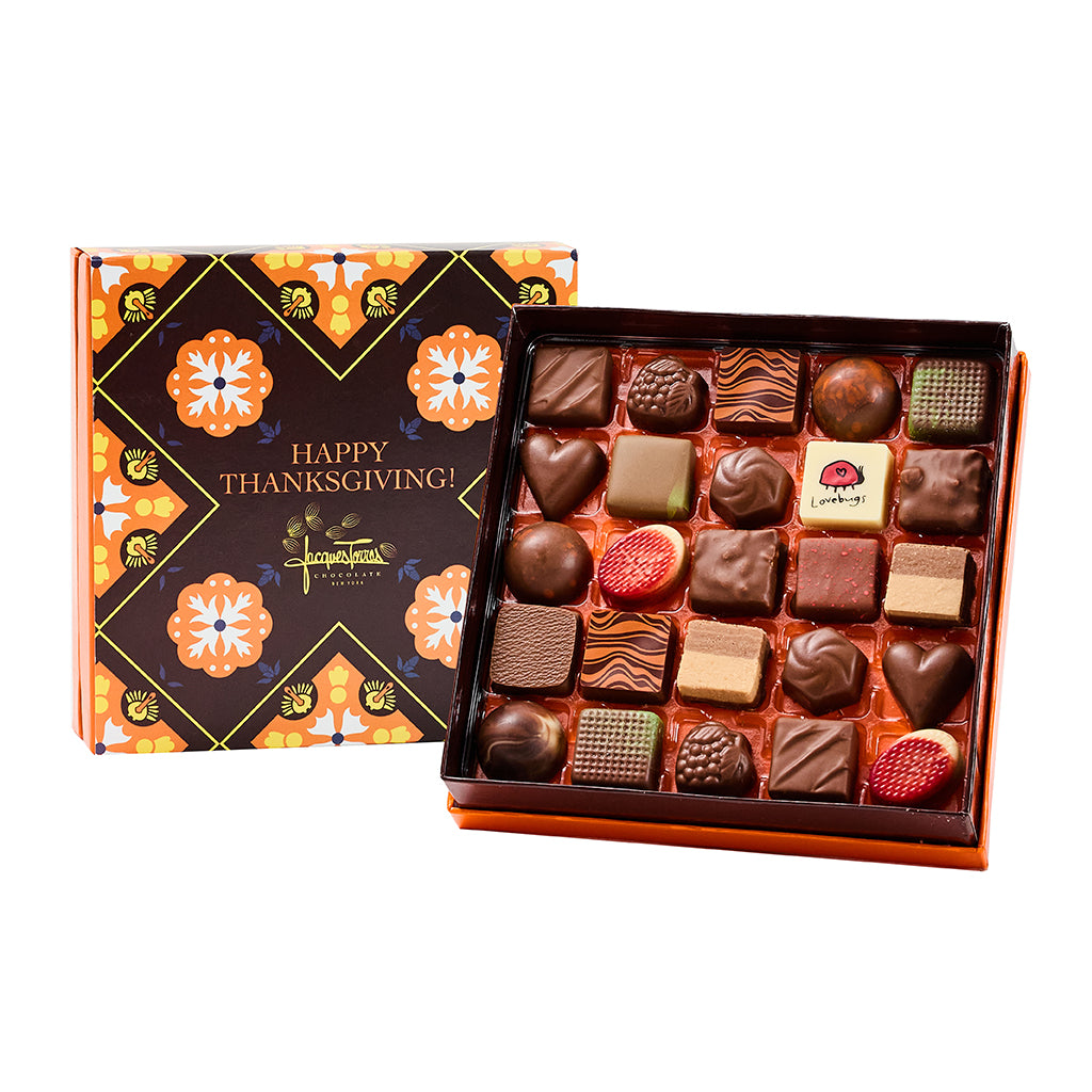 Milk Chocolate Bonbons with Thanksgiving Sleeve 25pc