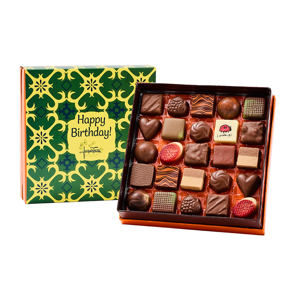 Milk Chocolate Bonbons With Happy Birthday Sleeve