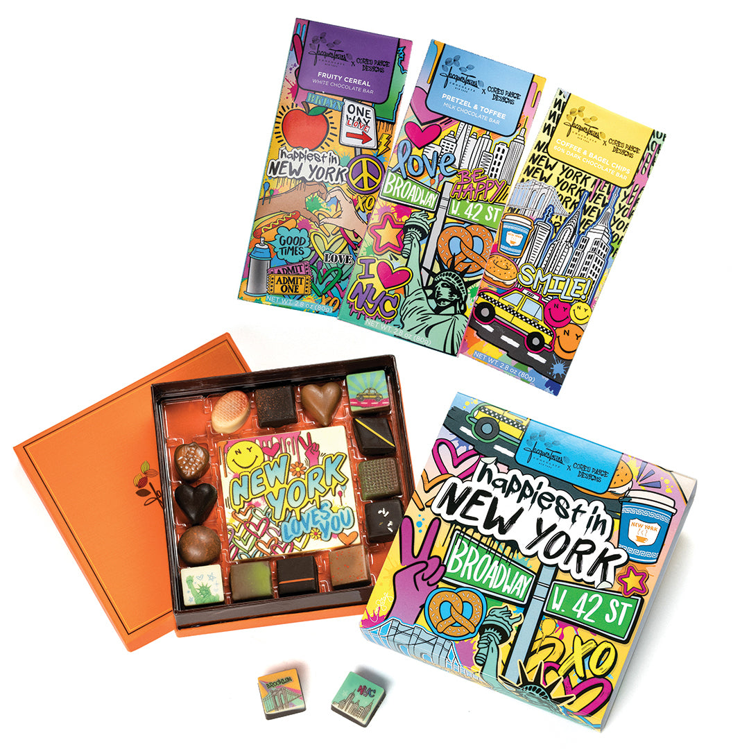 Jacques Torres x Corey Paige Bundle with bonbon box open