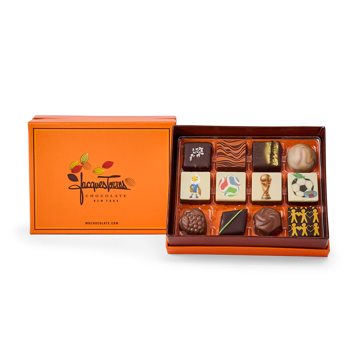 World Cup Collection 12pc Bonbon Box | Jacques Torres Chocolate