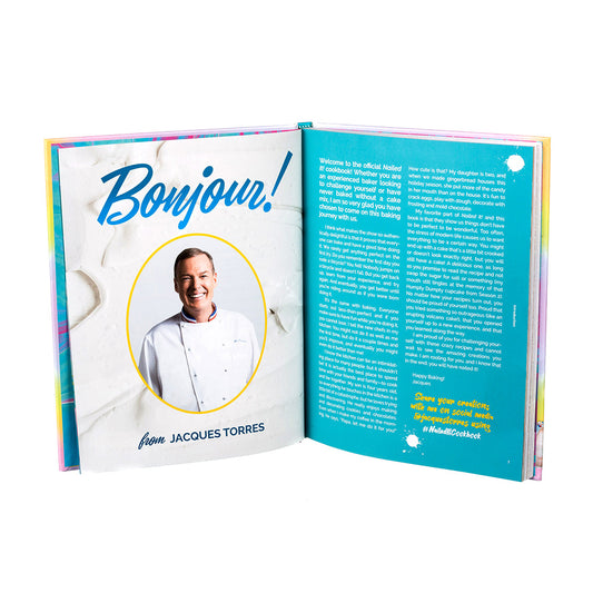 Nailed It! Baking Challenges For the Rest of Us Family Cookbook open