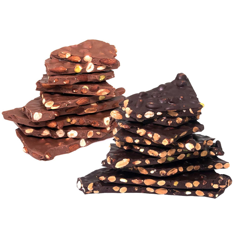 Bark Bundle in milk and dark chocolate by Jacques Torres Chocolate