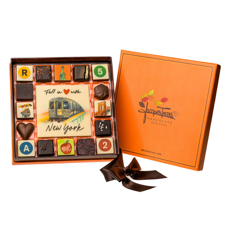 Jacques Torres & MTA: Experience NYC’s Vibe with the Exclusive 16-Pc Bonbons