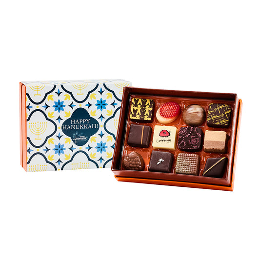 Assorted Bonbons with Happy Hanukkah Sleeve 12pc