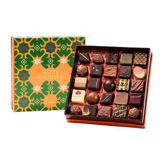 Assorted Bonbons with Happy Holidays Sleeve 25pc
