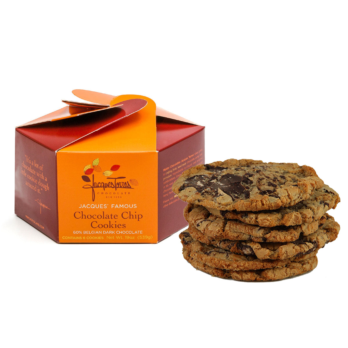 Jacques' Famous Chocolate Chip Cookies with Box