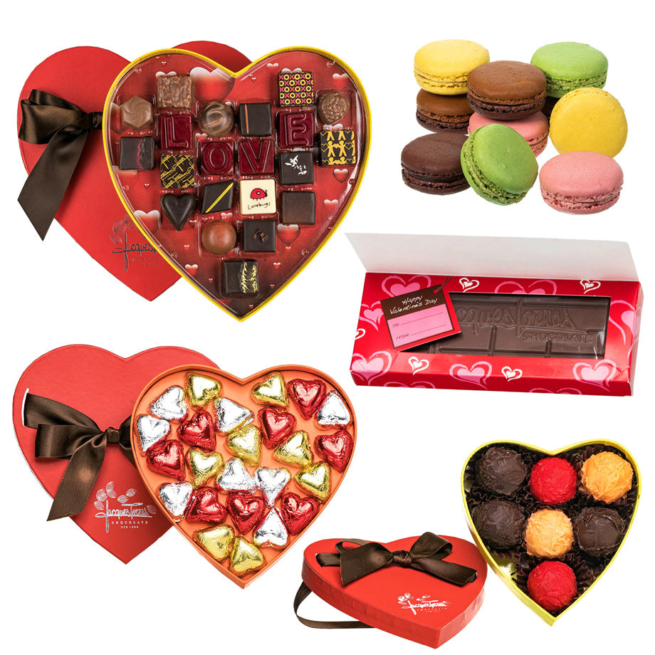 Jacques Torres Valentines Heart Box - 21pc