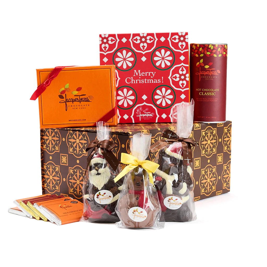 Christmas Sampler Gift Box Jacques Torres Chocolate