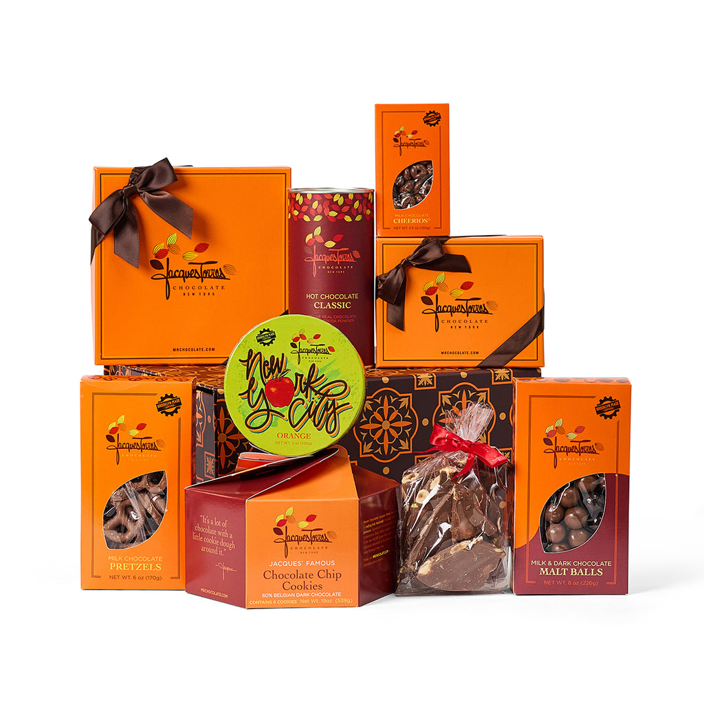 Jacques' Favorites Gift Box Assorted chocolate  on a white background