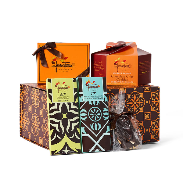 Signature Dark Chocolate Gourmet Gift Box | Jacques Torres Chocolate
