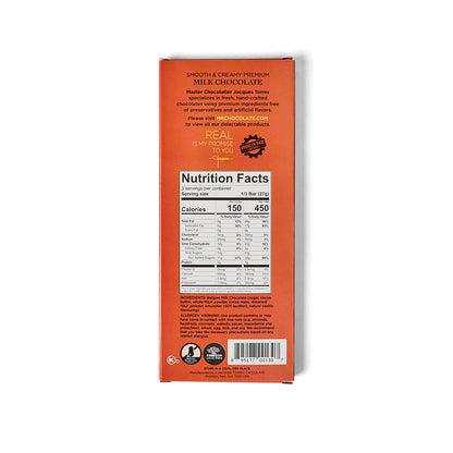 Milk Chocolate Bar Nutritional Fact