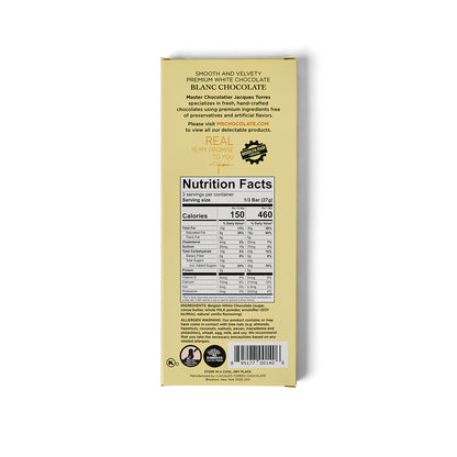 White Chocolate Blanc Bar Nutrition