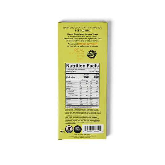 Pistachio Bar Nutrition Facts