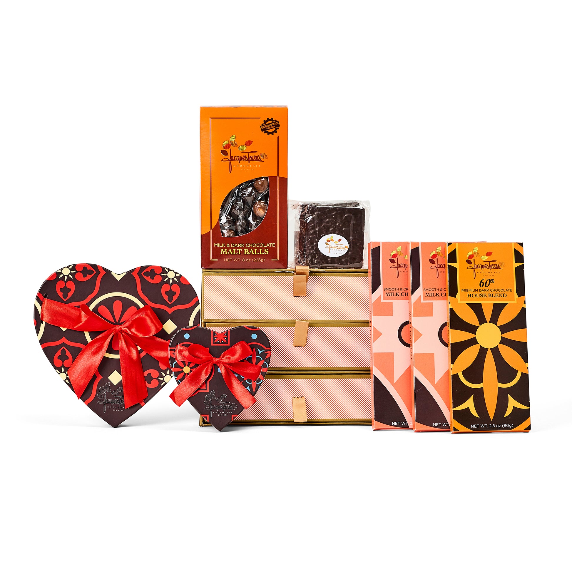 Treasure box of valentines chocolate and chocolate bars