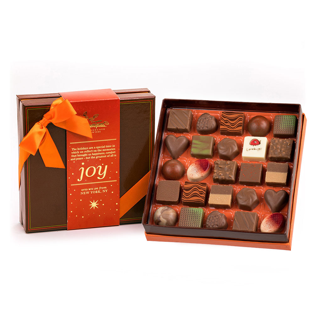 Milk Chocolate Bonbons with Red Joy Sleeve