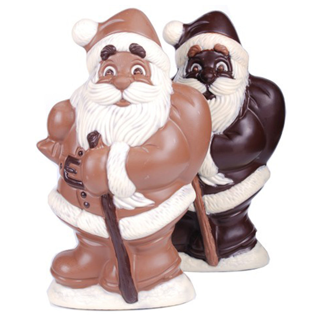 Large Chocolate Saint Nick in Milk or Dark Chocolate by Jacques Torres