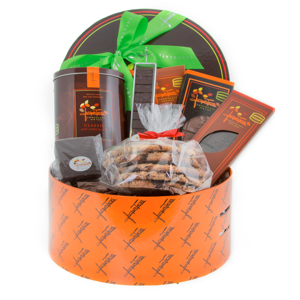 S'more Chocolate hat box by Jacques Torres