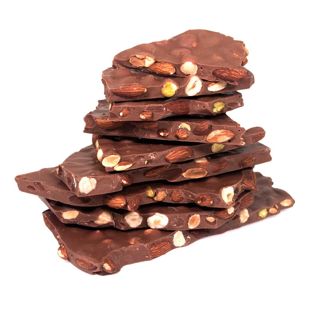 1/4 pound, 1/2 pound and 1 pound Milk Chocolate Bark by Jacques Torres