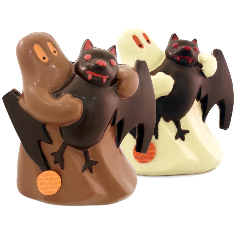 Scary Duo in white/dark or milk/dark by Jacques Torres