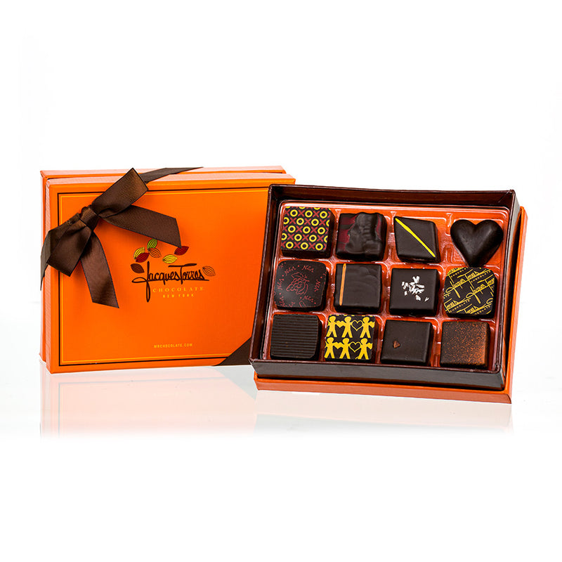 12 piece Dark Chocolate Bonbons from Jacques Torres Chocolate