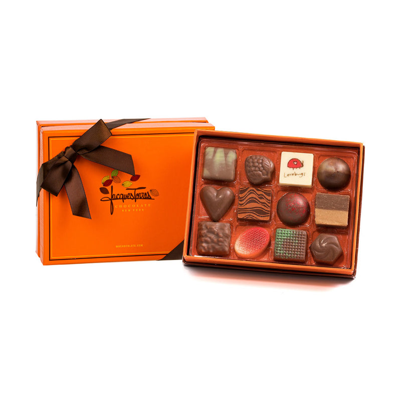 12 piece Milk Chocolate Bonbons by Jacques Torres Chocolate