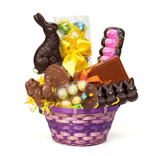 Gourmet Chocolate Easter Basket and Bunnies | Jacques Torres Chocolate