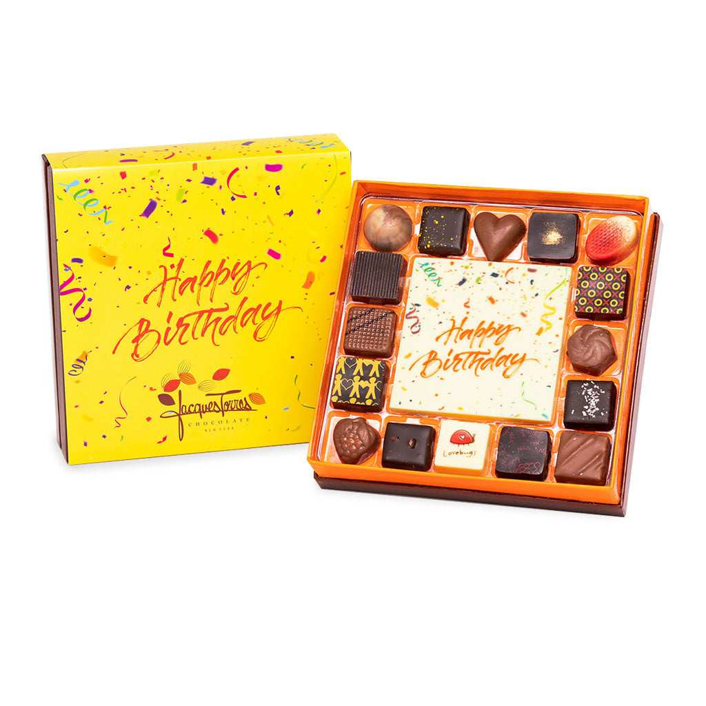 Jacques' Choice Happy Birthday Bonbons 16 piece by Jacques Torres