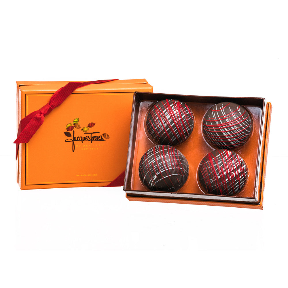 Candy Cane Hot Chocolate Bomb - Jacques Torres Chocolate