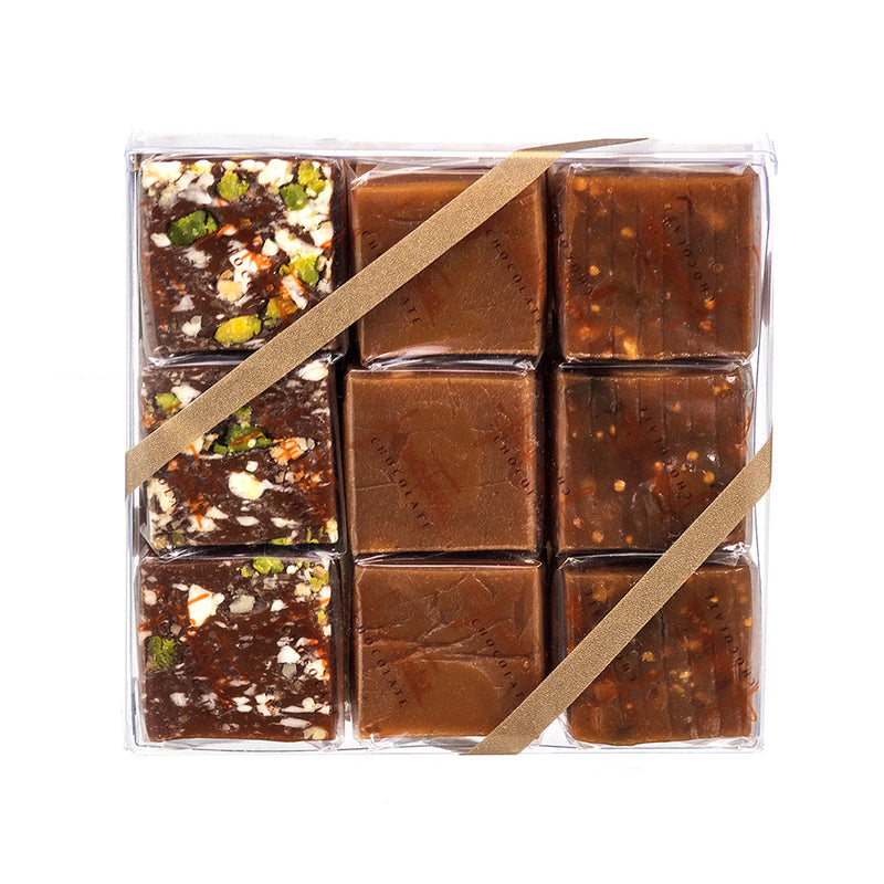 Caramel with Nuts 9 piece from Jacques Torres Chocolate