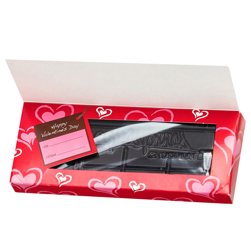 Valentine's Two Bar Box Dark Chocolate