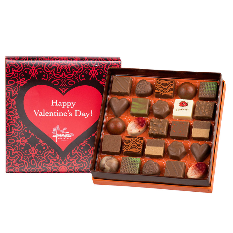 Milk Chocolate Bonbons with Valentine’s Day Sleeve 25 piece