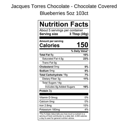 Chocolate Covered Blueberries Nutrition Facts
