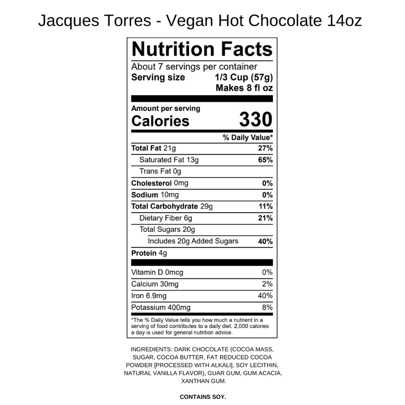 Vegan Hot Chocolate Nutrition Facts