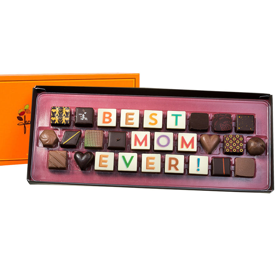 Best Mom Ever Edible Message with Chocolate bonbons