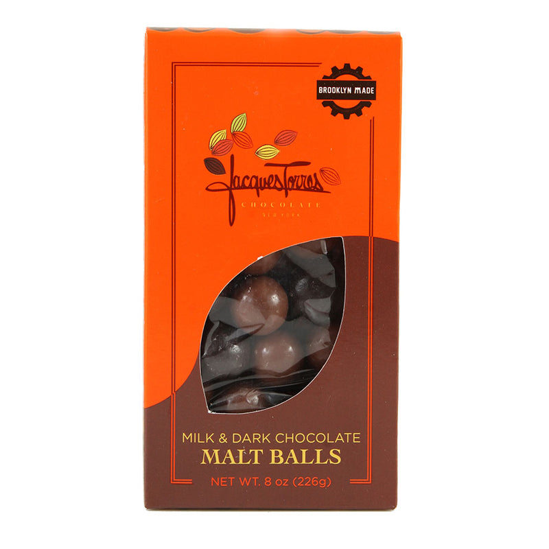 Milk and Dark Chocolate Malt Balls by Jacques Torres