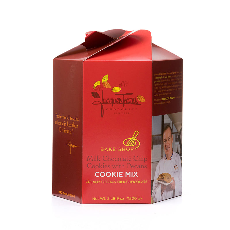 Milk Chocolate Chip Cookie Mix with Pecans - Jacques Torres Chocolate