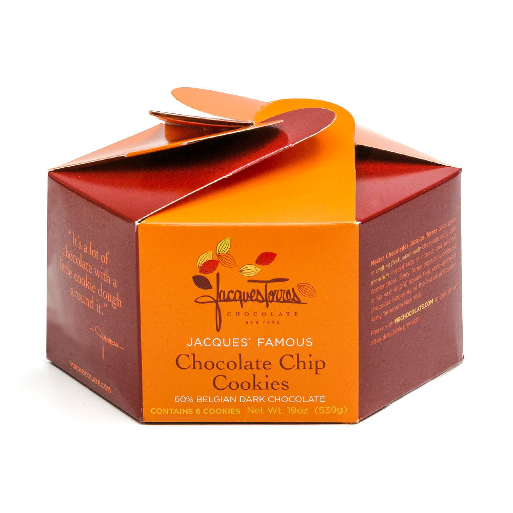 Jacques' Famous Chocolate Chip Cookies in decorative box