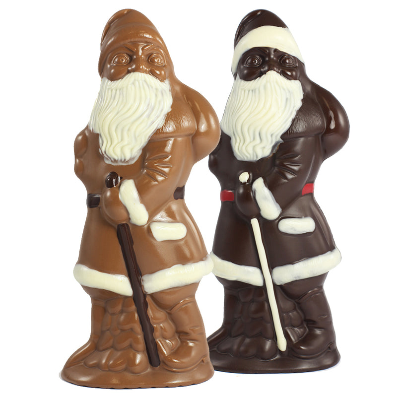 Santa-Tall in milk or dark chocolate by Jacques Torres