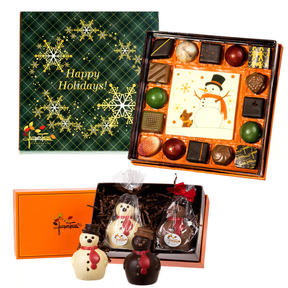 Let it Snow Bundle with Chocolate Snowmen and Bonbons