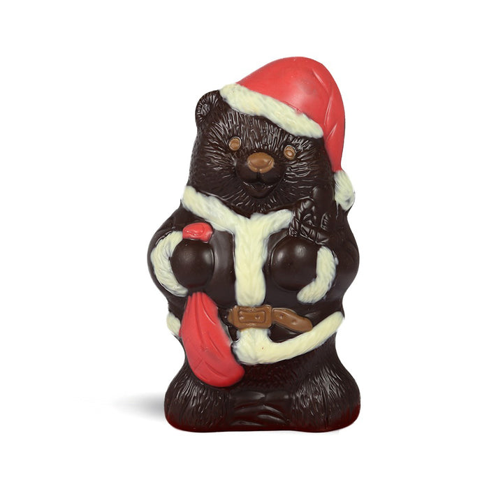 Dark Chocolate Santa Bear by Jacques Torres