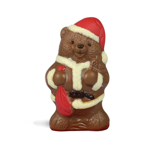 Milk Chocolate Santa Bear by Jacques Torres